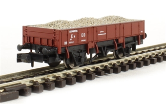 (image for) 2F-060-001 Grampus engineers open wagon in Indian red - DB990641