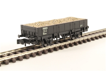 (image for) 2F-060-012 Grampus engineers open wagon in BR black - DB990653