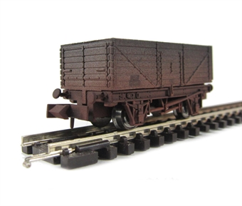 2F-071-002 BR 7 Plank Wagon Weathered (image for) 2F-071-002 BR 7 Plank Wagon Weathered