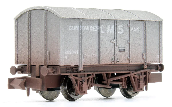 2F-013-076 LMS gunpowder van weathered (image for) 2F-013-076 LMS gunpowder van weathered