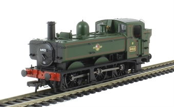 (image for) 31-637SH Class 64xx 0-6-0 Pannier Tank 6412 in BR lined green