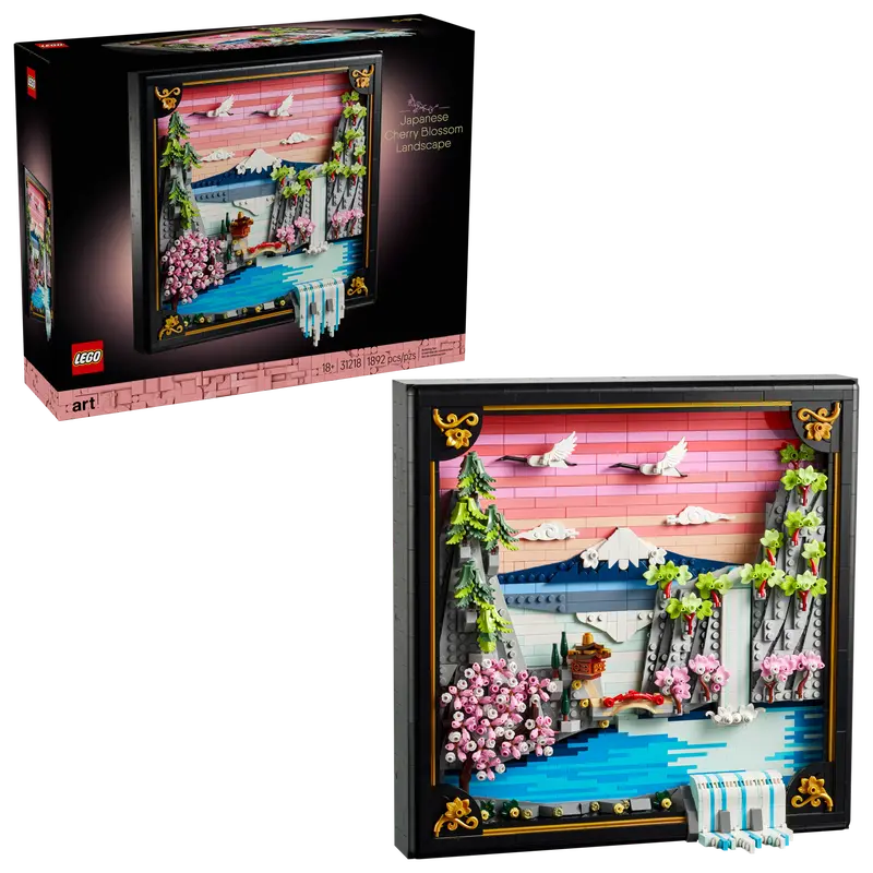 (image for) 31218 Japanese Cherry Blossom Landscape