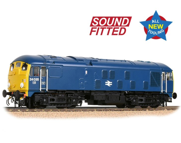 (image for) 32-416SF Class 24/0 24035 Disc Headcode BR Blue