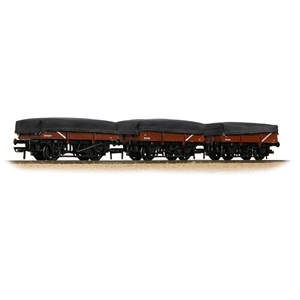 (image for) 33-091A 5 Plank China Clay 3-Wagon Pack BR Bauxite (Early)