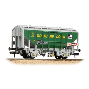 33-132A 35 Ton PAA Bulk Grain Wagon 'Grainflow' Green & Grey (image for) 33-132A 35 Ton PAA Bulk Grain Wagon 'Grainflow' Green & Grey