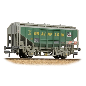 (image for) 33-132B 35 Ton PAA Bulk Grain Wagon 'Grainflow' Green & Grey [W]