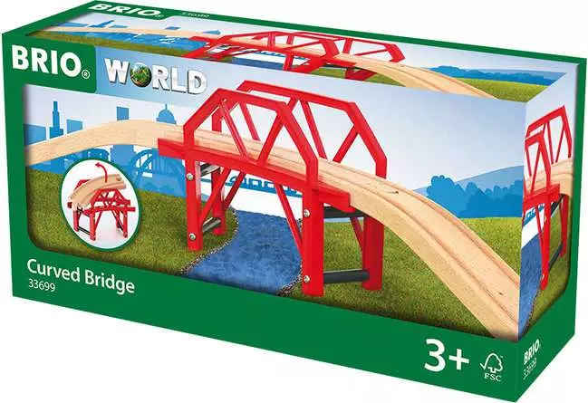 (image for) 33699 BRIO World Curved Bridge