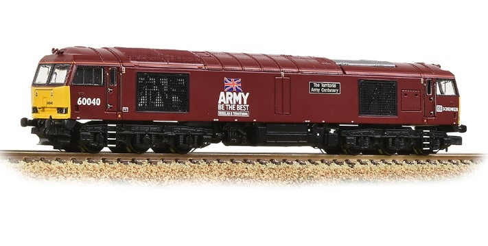 (image for) 371-361SF Class 60 60040 'The Territorial Army Centenary' DCC Sd