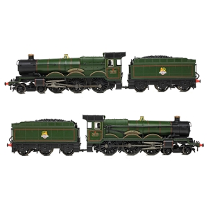 372-031A GWR 'Castle' 5015 'Kingswear Castle' BR Lined Green (image for) 372-031A GWR 'Castle' 5015 'Kingswear Castle' BR Lined Green