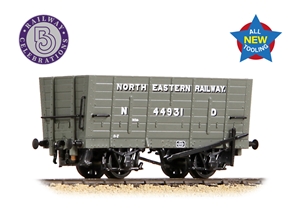 (image for) 373-375 NER P7 Coal Hopper North Eastern Railway Grey (ND)