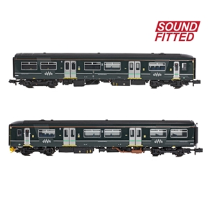 (image for) 371-337SF Class 150/2 2-Car DMU 150232 GWR Green SOUND