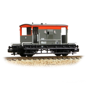 377-535C BR 20T Brake Van BR Railfreight Red & Grey (image for) 377-535C BR 20T Brake Van BR Railfreight Red & Grey