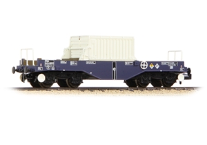 (image for) 377-803 BR FNA Nuclear Flask Wagon with Flat Floor DRS Blue