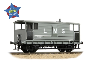 (image for) 38-975 LMS 20T Brake Van LMS (L M S) Grey