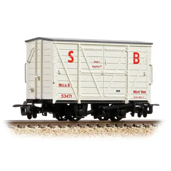 (image for) 393-127 RNAD Van Statfold Barn Railway White 'MICA B'