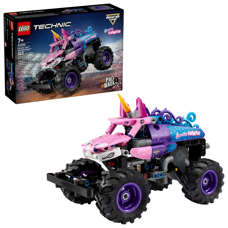 (image for) 42220 Monster Jam™ Sparkle Smash™ Pull-Back