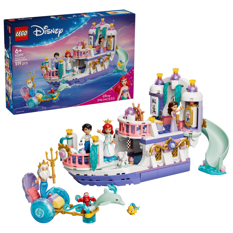 43299 Ariel's Royal Wedding Boat (image for) 43299 Ariel's Royal Wedding Boat