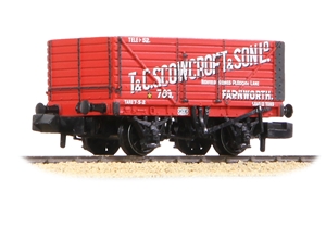 (image for) 377-130 8 Plank 'T & C. Scowcroft & Son Ltd' Red