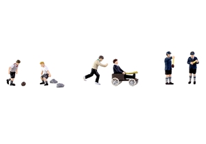 (image for) 36-435 Post-War Era Schoolboys Playing