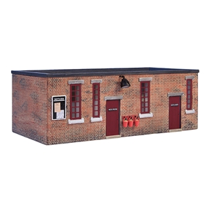 (image for) 44-0054R Depot Mess Room and Toilet - Red Doors