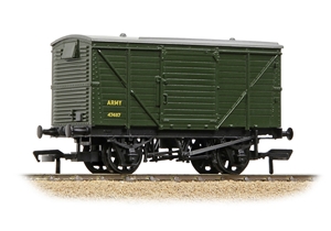 (image for) 37-806A LMS 12T Planked Ventilated Van ARMY Green