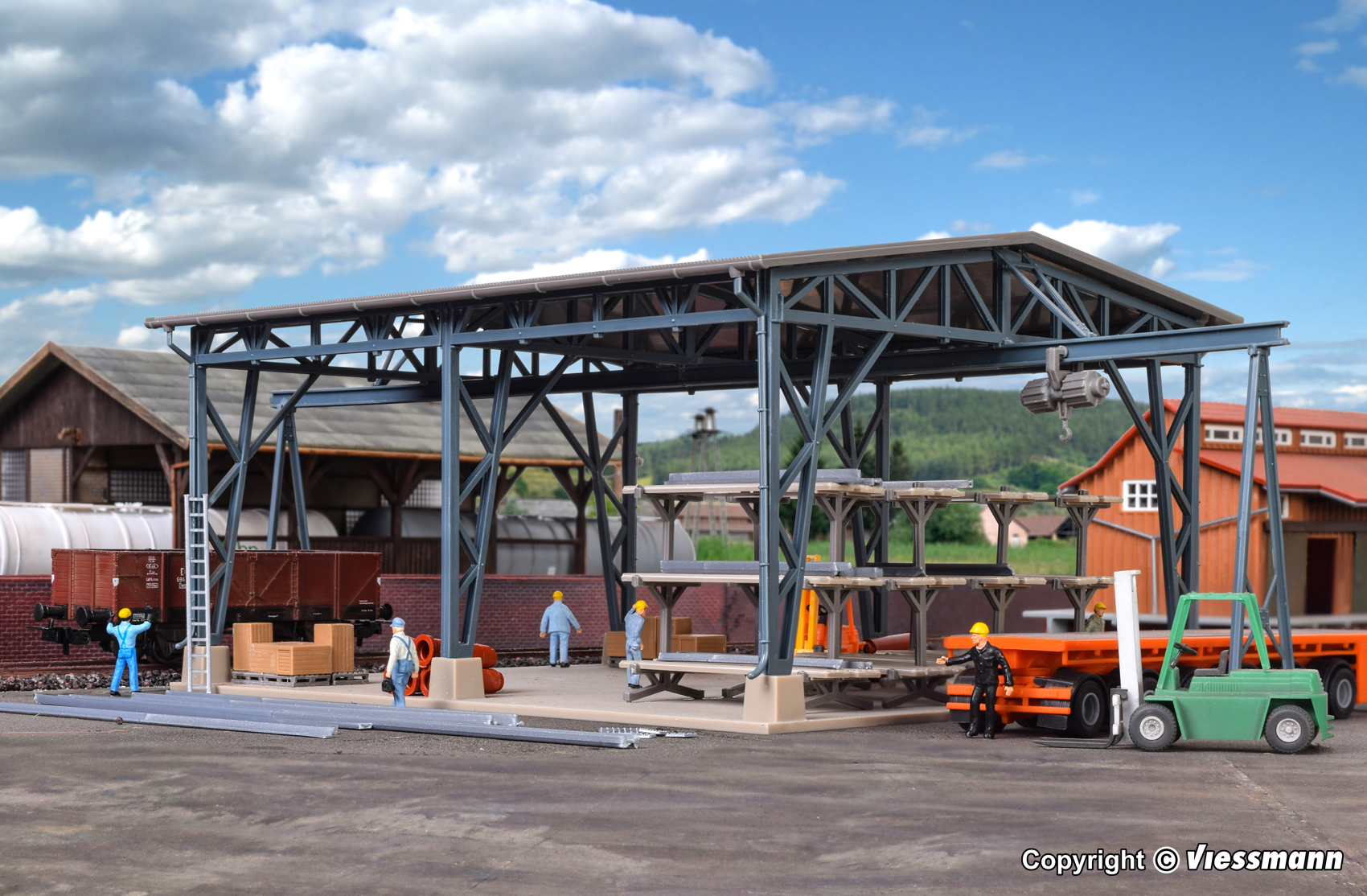 (image for) 45616 H0 Steel and pipe depot