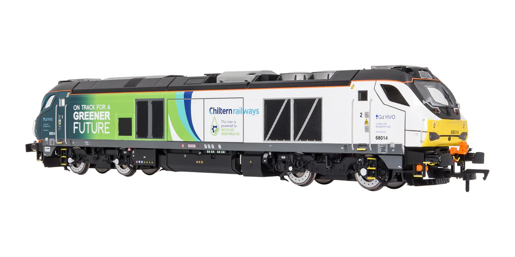 (image for) 4D-022-028S OO Gauge Class 68 68014 Chiltern Green Bio Fuel