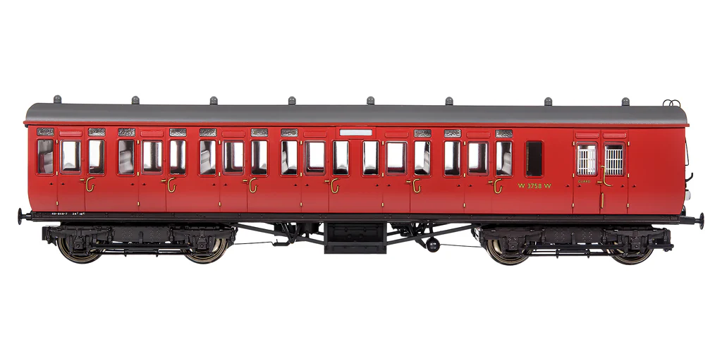 (image for) 4P-020-502 GWR Toplight M/Line City BR Maroon Second Brake 3758