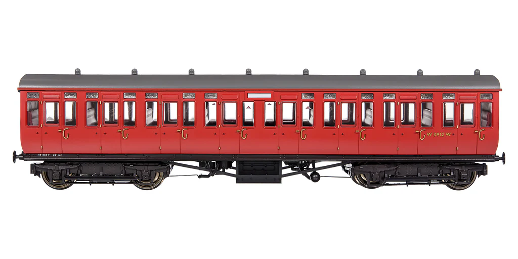 (image for) 4P-020-512 GWR Toplight M/Line City BR Maroon Second 3912 Set 6