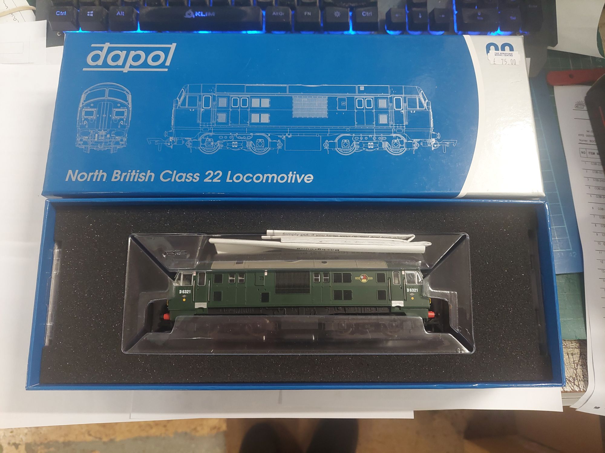 (image for) 4D-012-007SH Class 22 D6321 BR Green