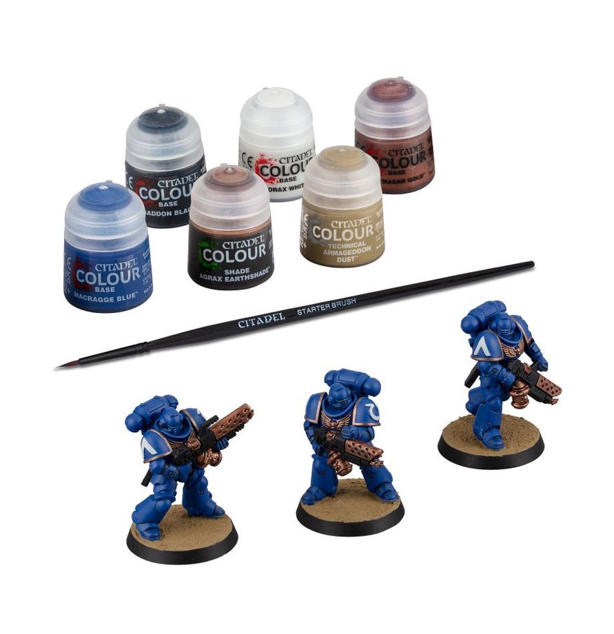 (image for) 60-11 Space Marines: Infernus Marines + Paints Set