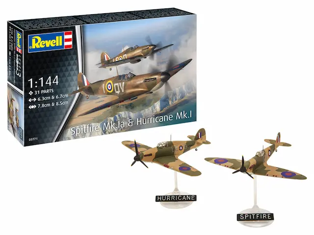 (image for) 03771 Supermarine Spitfire Mk.Ia - Hawker Hurricane Mk.I