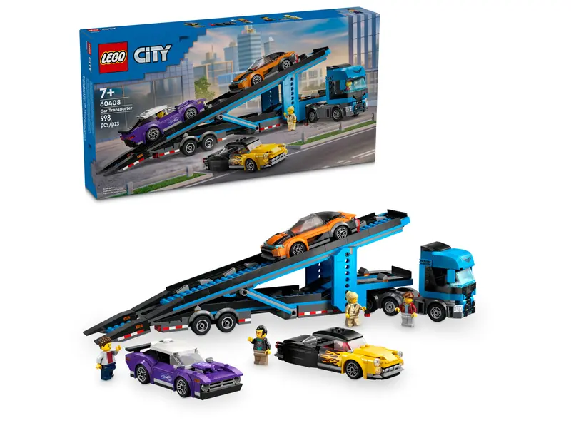 (image for) 60408 Car Transporter Truck with Sports Cars