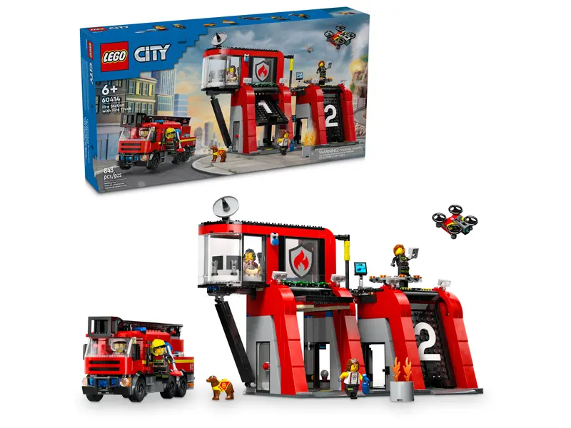 (image for) 60414 Fire Station with Fire Truck