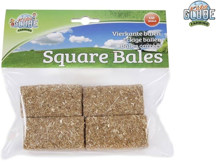 (image for) 610704 Hay bales (4 pieces, rectangular)