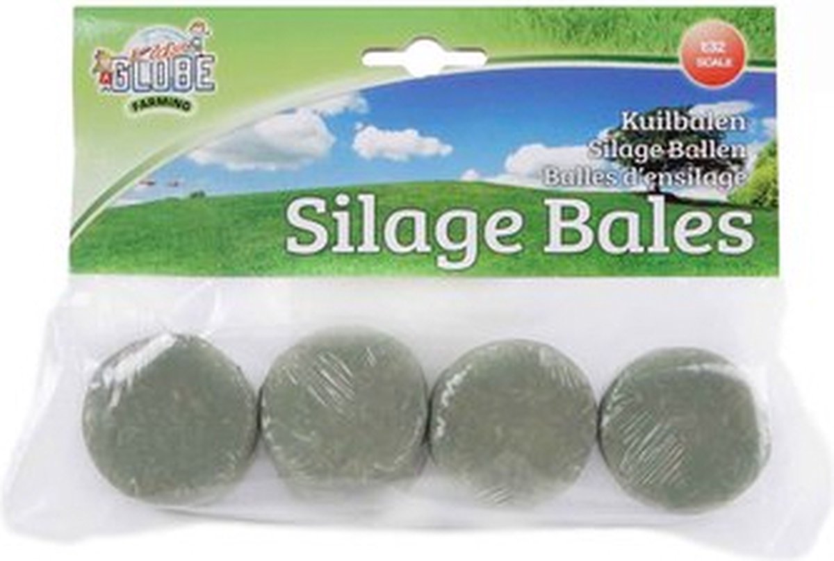 (image for) 610762 Round Bales - wrapped (Set of 4)