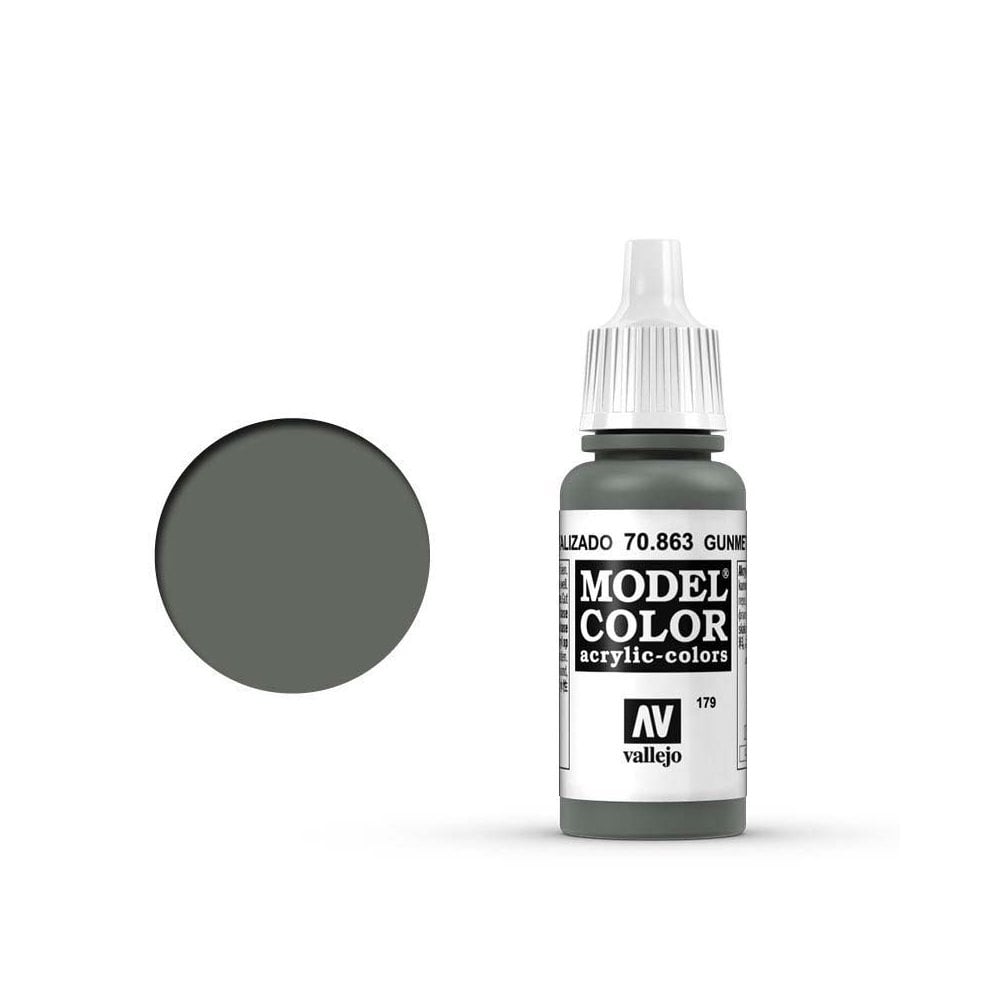 70.863 Gunmetal grey 17ml dropper bottle (pos. 179) (image for) 70.863 Gunmetal grey 17ml dropper bottle (pos. 179)