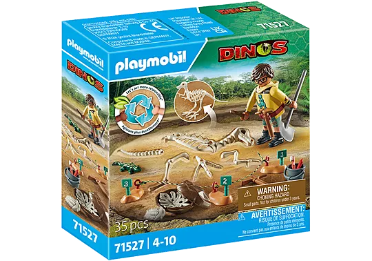 (image for) 71527 Archaeological dig with dinosaur skeleton