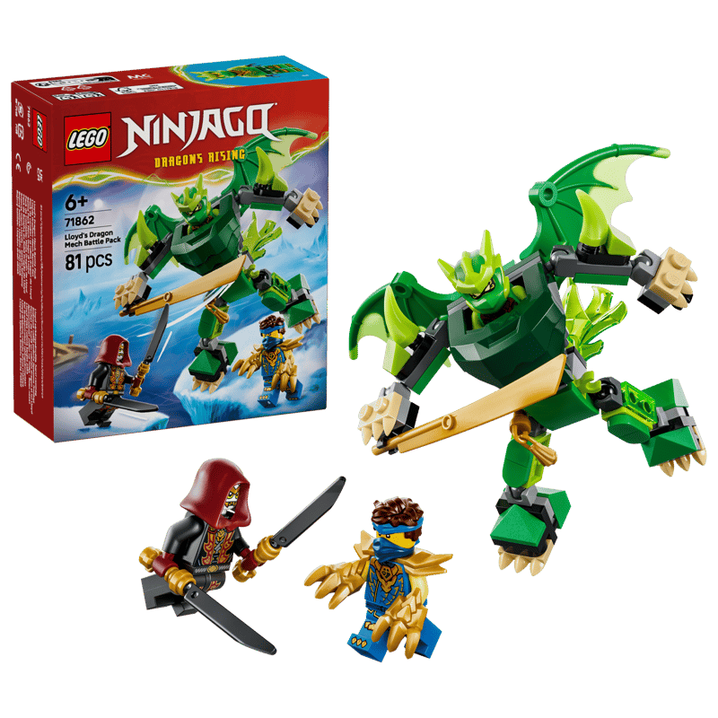 (image for) 71862 Lloyd's Dragon Mech Battle Pack