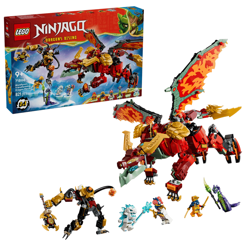 (image for) 71868 Wyldfyre's Transforming Dragon Mech