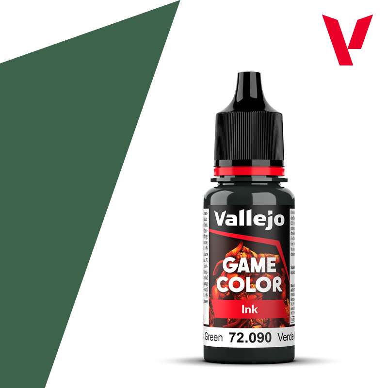 72.090 Black Green INK 17ml dropper bottle (image for) 72.090 Black Green INK 17ml dropper bottle