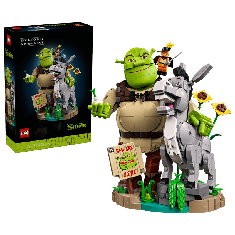 72423 Shrek, Donkey & Puss in Boots (image for) 72423 Shrek, Donkey & Puss in Boots