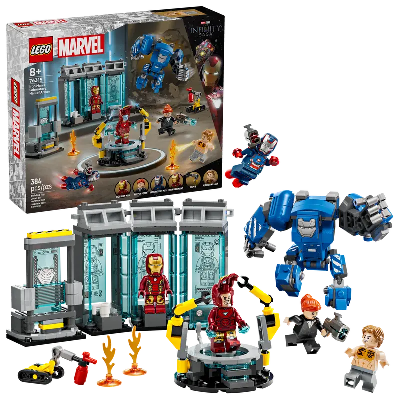 76315 Iron Man's Laboratory: Hall of Armor (image for) 76315 Iron Man's Laboratory: Hall of Armor