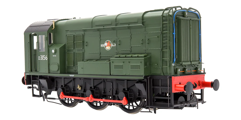 (image for) 7D-008-018 Class 08 D3156 BR Green late crest no wng panels