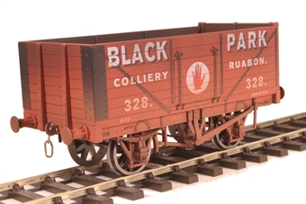 (image for) 7F-071-038W 7-plank open wagon "Black Park, Ruabon" - 328 - wtd
