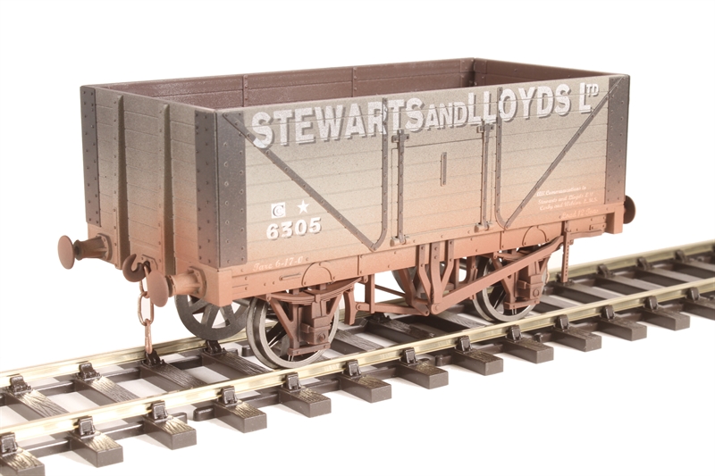(image for) 7F-080-021W 8-plank open wagon "Stewart and Lloyd" - 6305 - wtd
