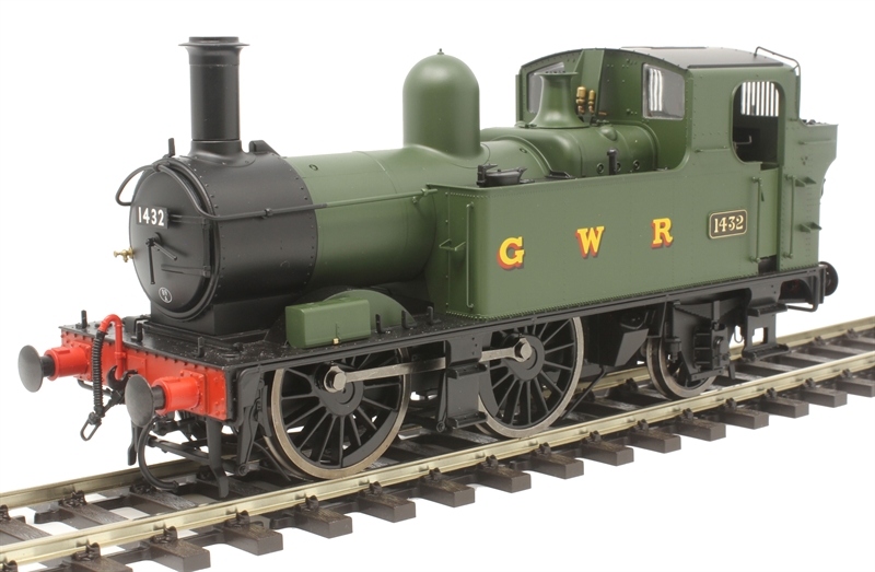 7S-006-020 Class 14xx 0-4-2T 1432 in GWR unlined green (image for) 7S-006-020 Class 14xx 0-4-2T 1432 in GWR unlined green