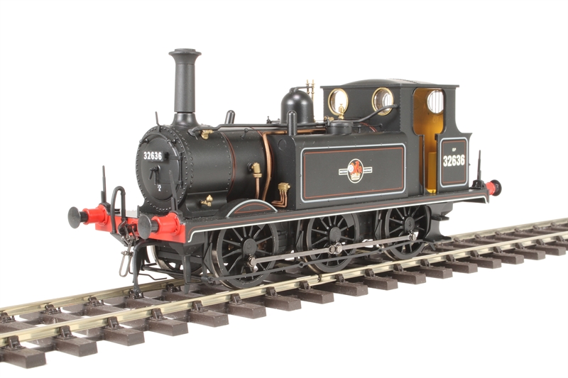 (image for) 7S-010-011 Class A1X Terrier 0-6-0T 32636 in BR black with late