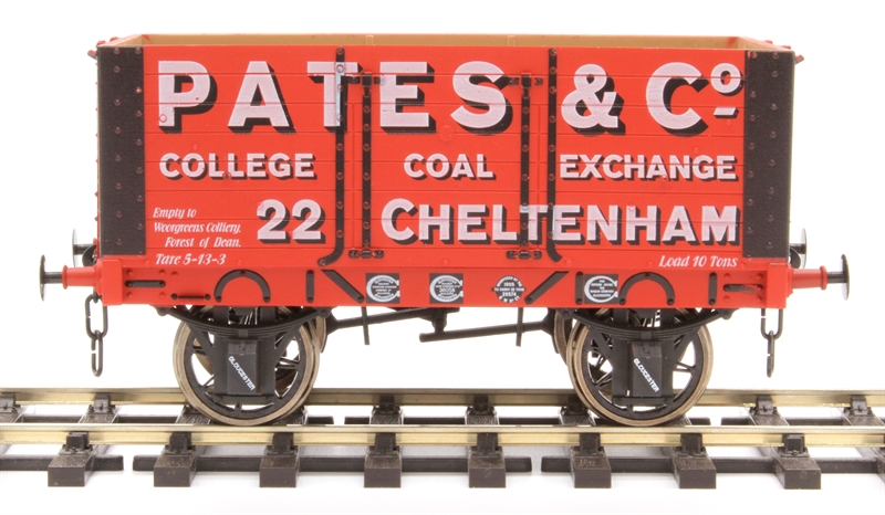 7F-072-006W 7 plank wagon Pates & Co no. 22 weathered (image for) 7F-072-006W 7 plank wagon Pates & Co no. 22 weathered