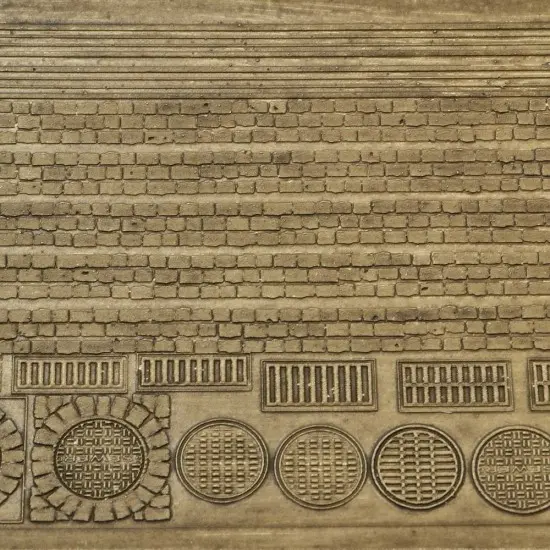 8657 Medium (HO / OO Scale) Cobblestone Street Details (image for) 8657 Medium (HO / OO Scale) Cobblestone Street Details